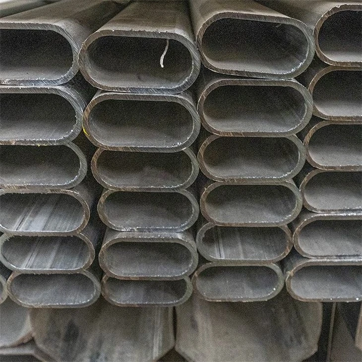 Tubo ovalado de acero al carbono